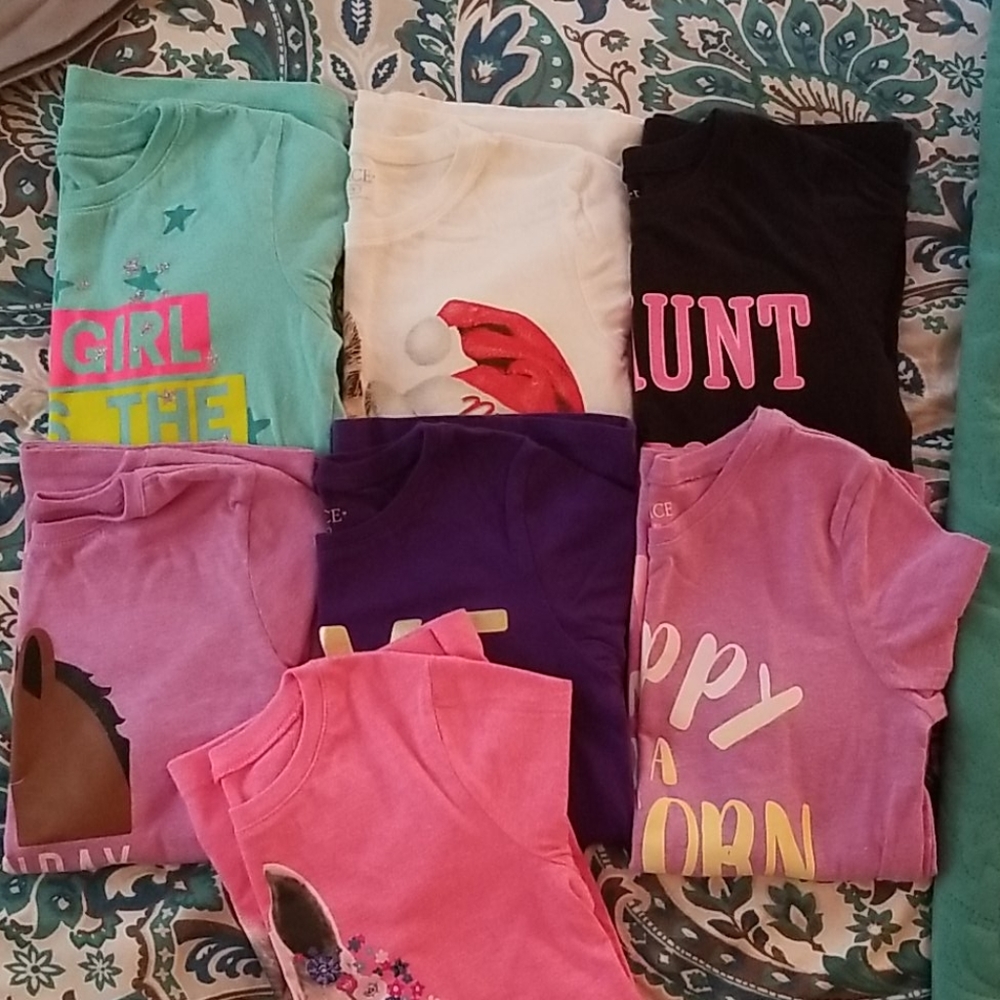 Girls long sleeve shirts lot of 7